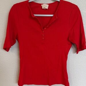 Sezane Scarlet Short Sleeve Tee